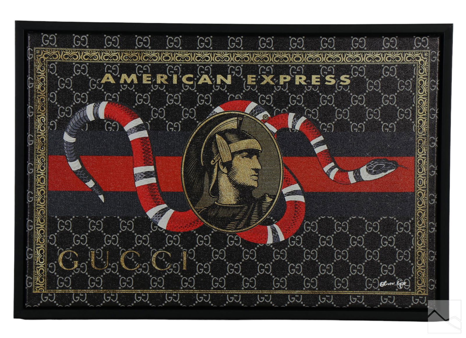 Oliver Gal American Express Gucci w/ Snake SIGNED (1 of 5)