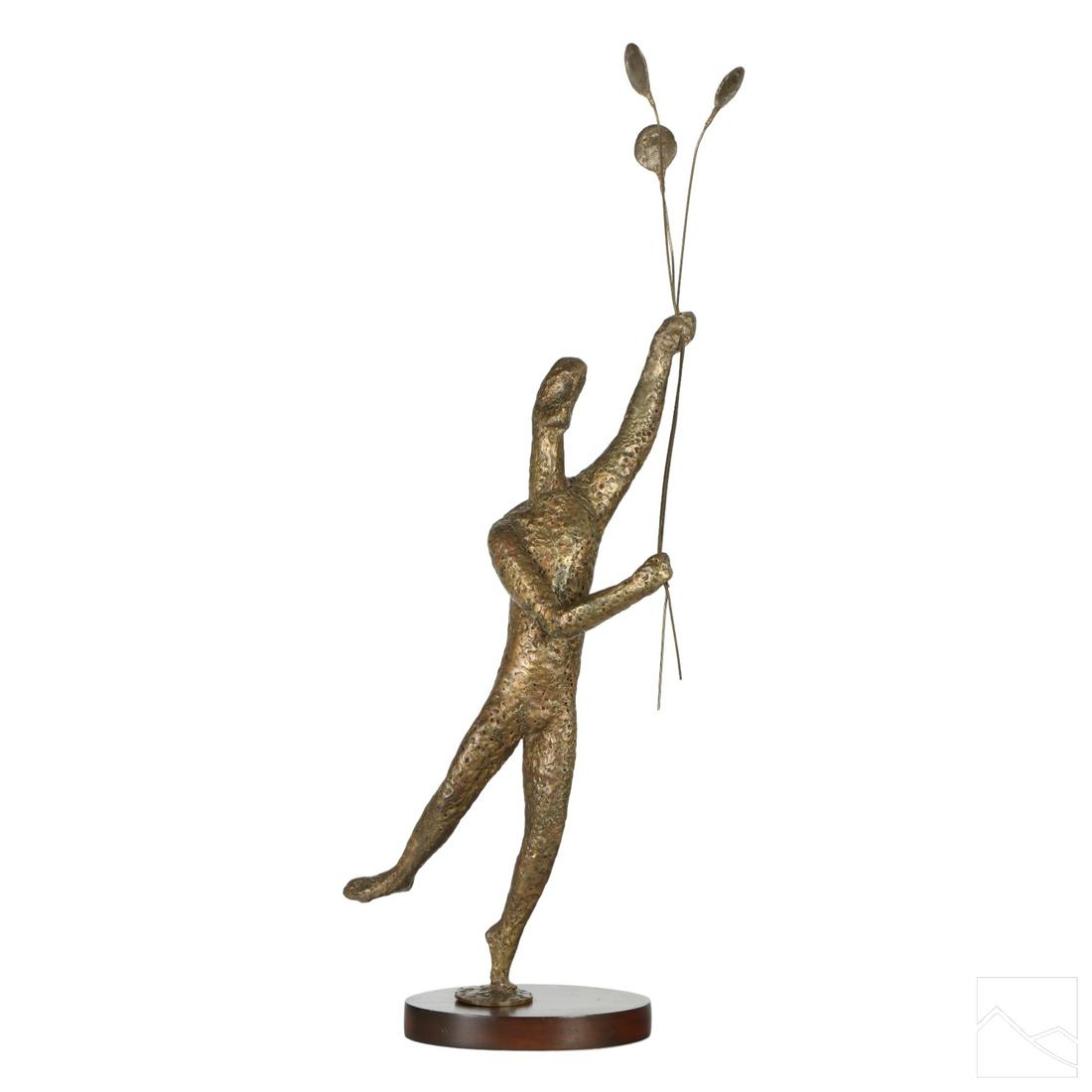 Dorothy Robbins Brutalist Bronze Figural Sculpture (1 of 6)