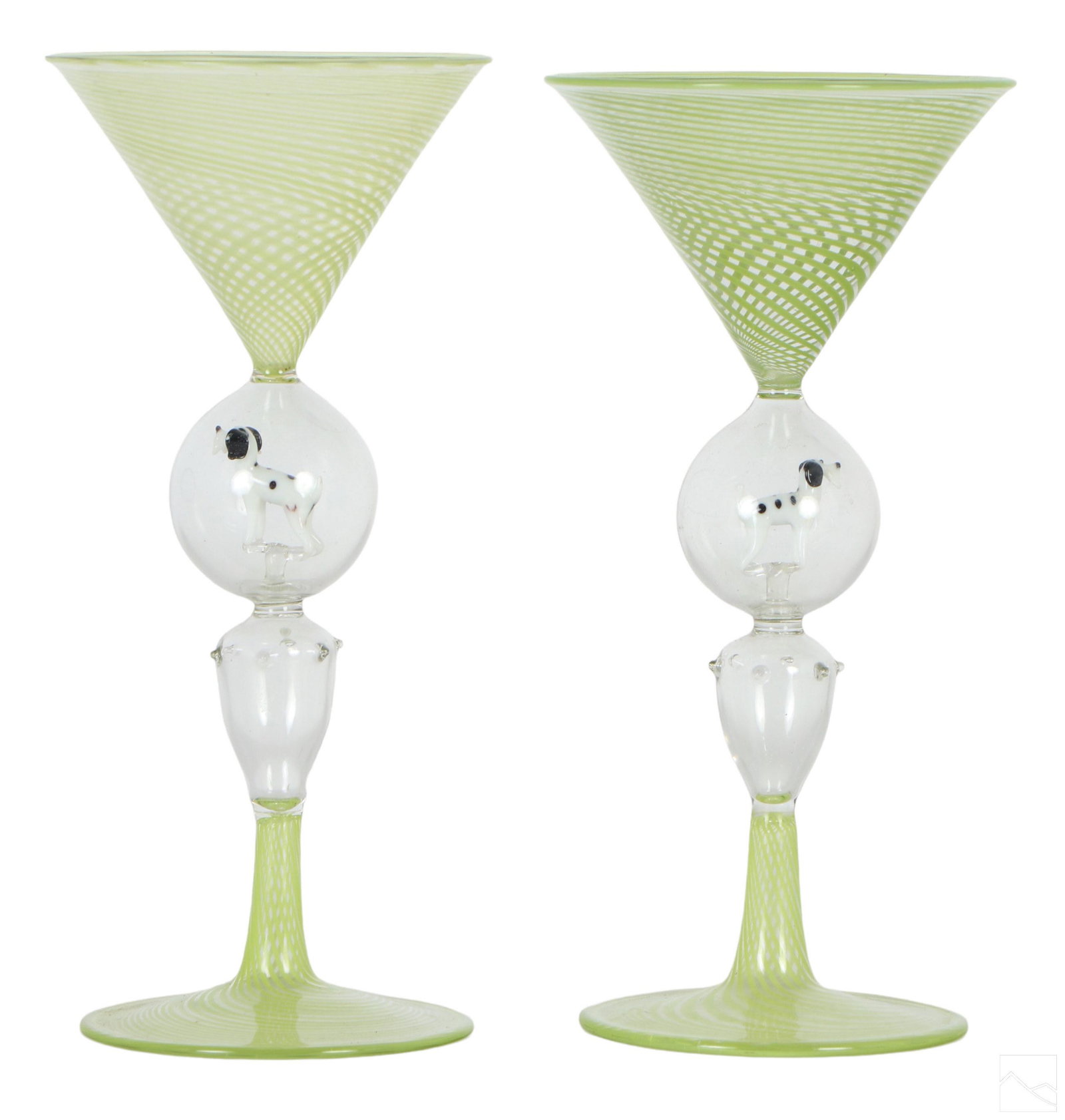 Bimini Weiner Werkstatte Hunt Pair Martini Glasses (1 of 5)