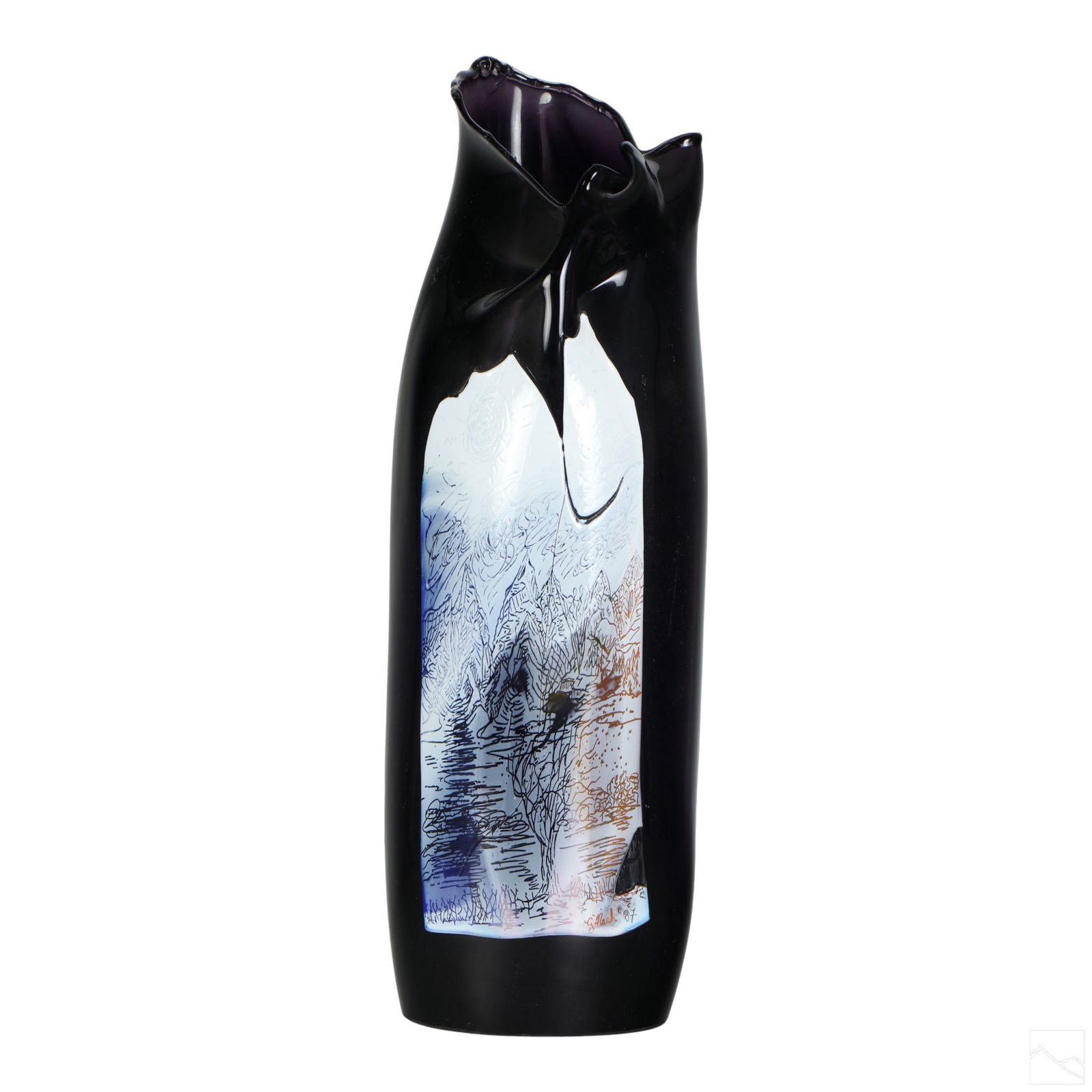 Garry Nash 20C. Modern Studio Art Glass Sculpture (1 of 6)