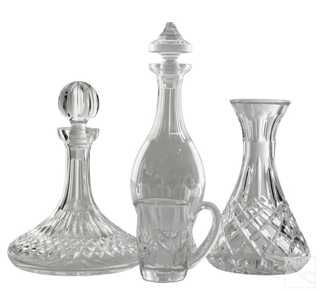 Waterford Crystal Decanter Carafe & Creamer 4p LOT (1 of 6)
