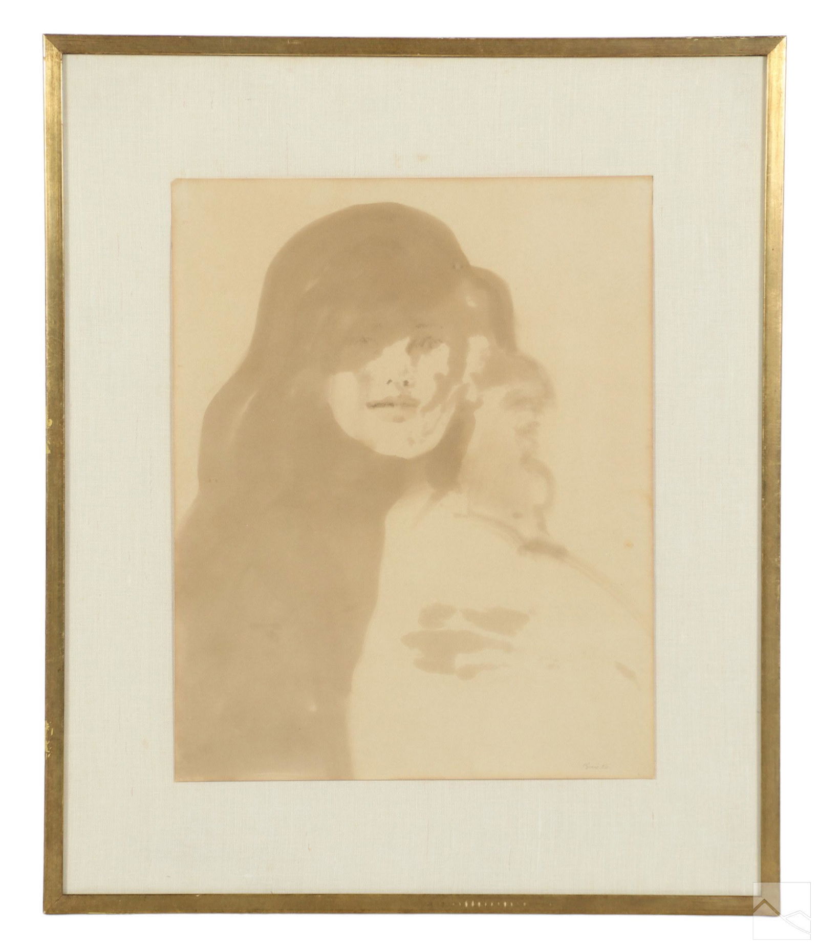 William Brice 1921-2008 Figural Portrait Painting (1 of 5)