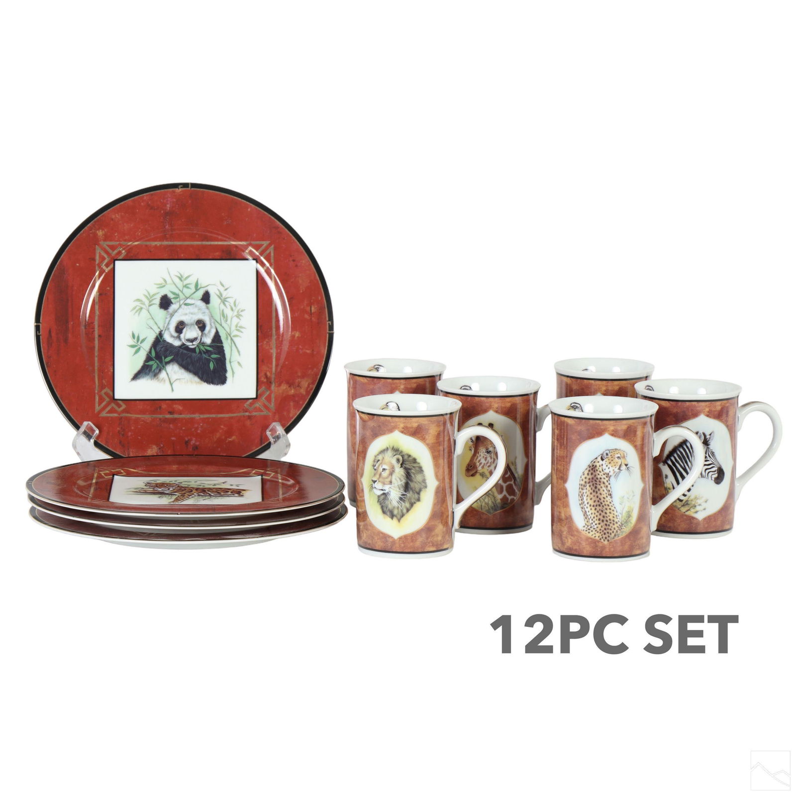Lynn Chase China Flores & Accents 12pc Dinnerware (1 of 10)
