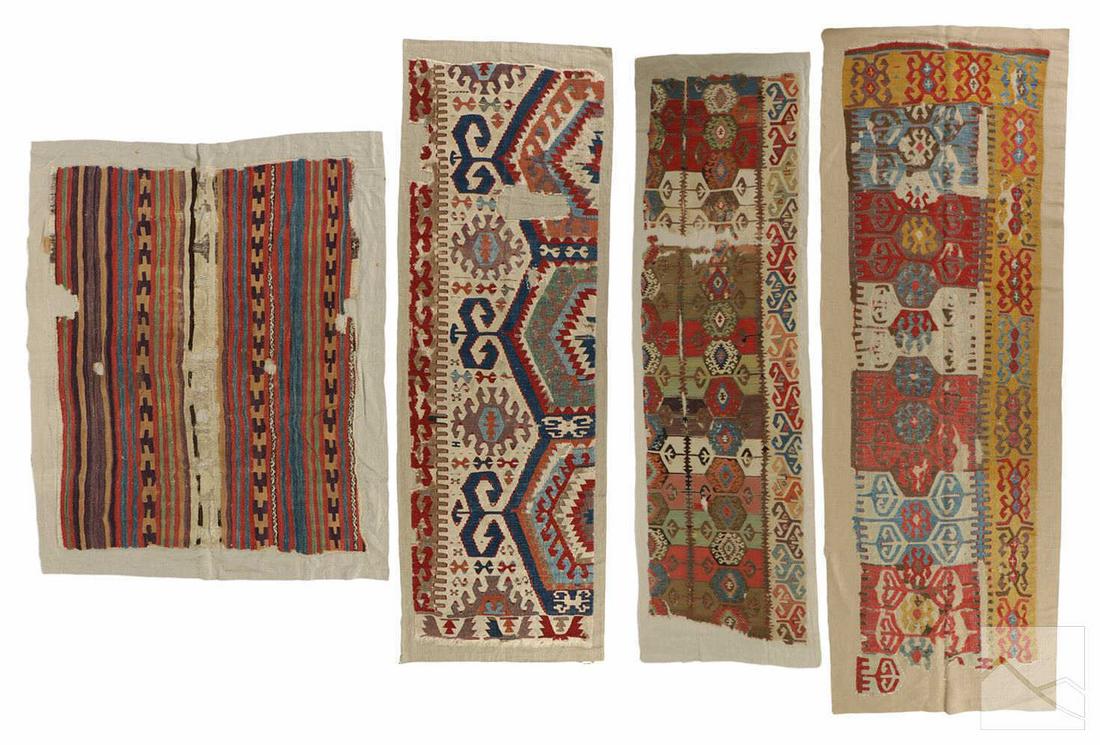 Indo Persian Style Oriental Textile Carpet Rug LOT (1 of 5)