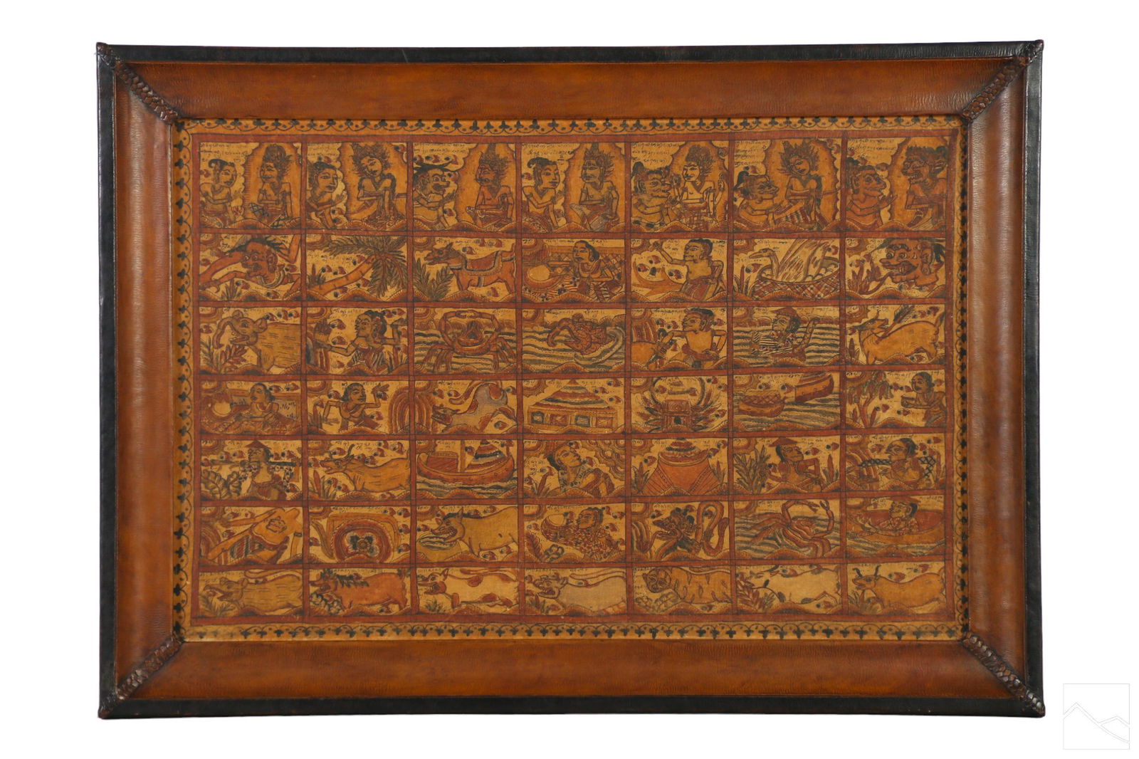 Balinese Indonesian Mythological Kamasan Painting (1 of 3)