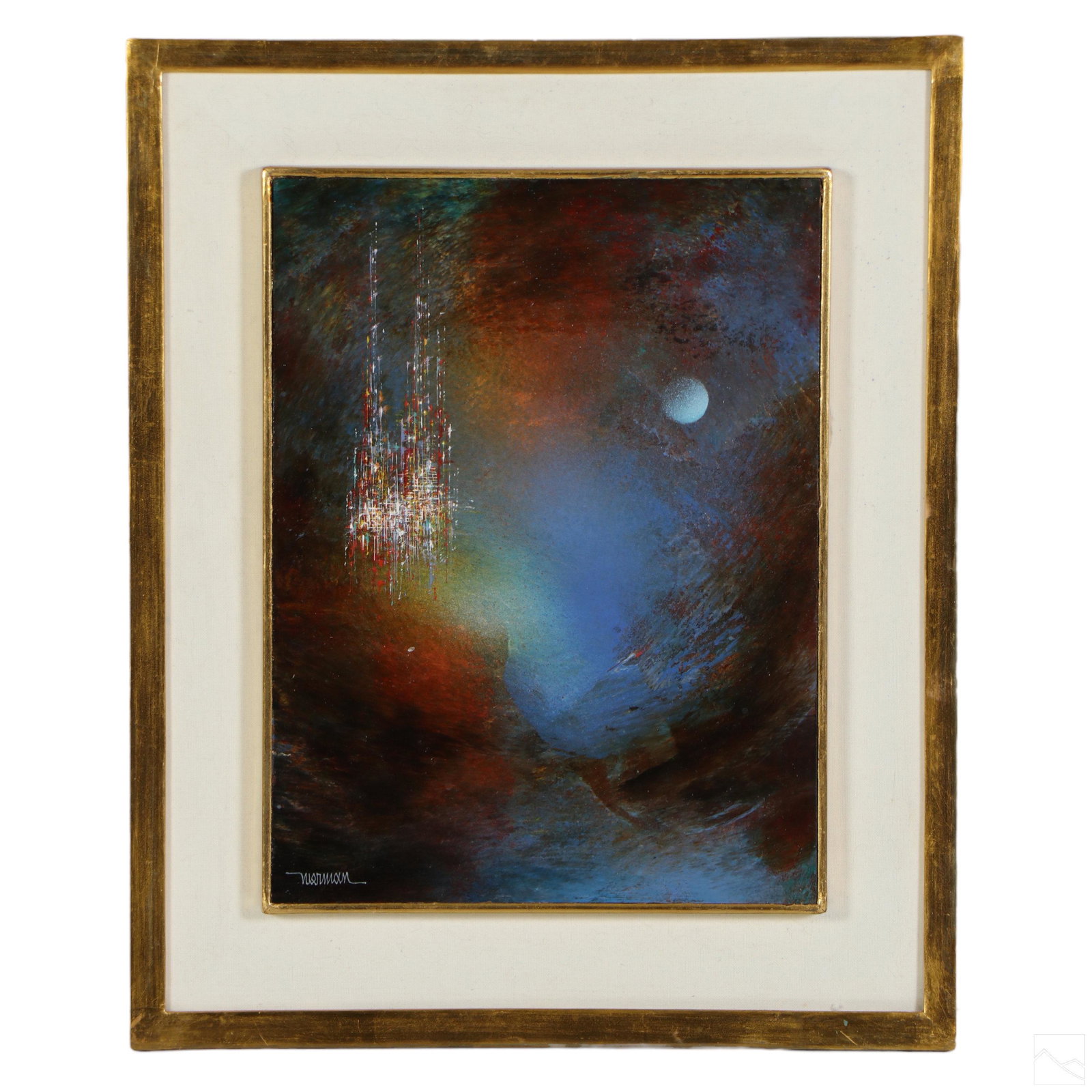 Leonardo Nierman b.1932 Modern Landscape Painting (1 of 5)