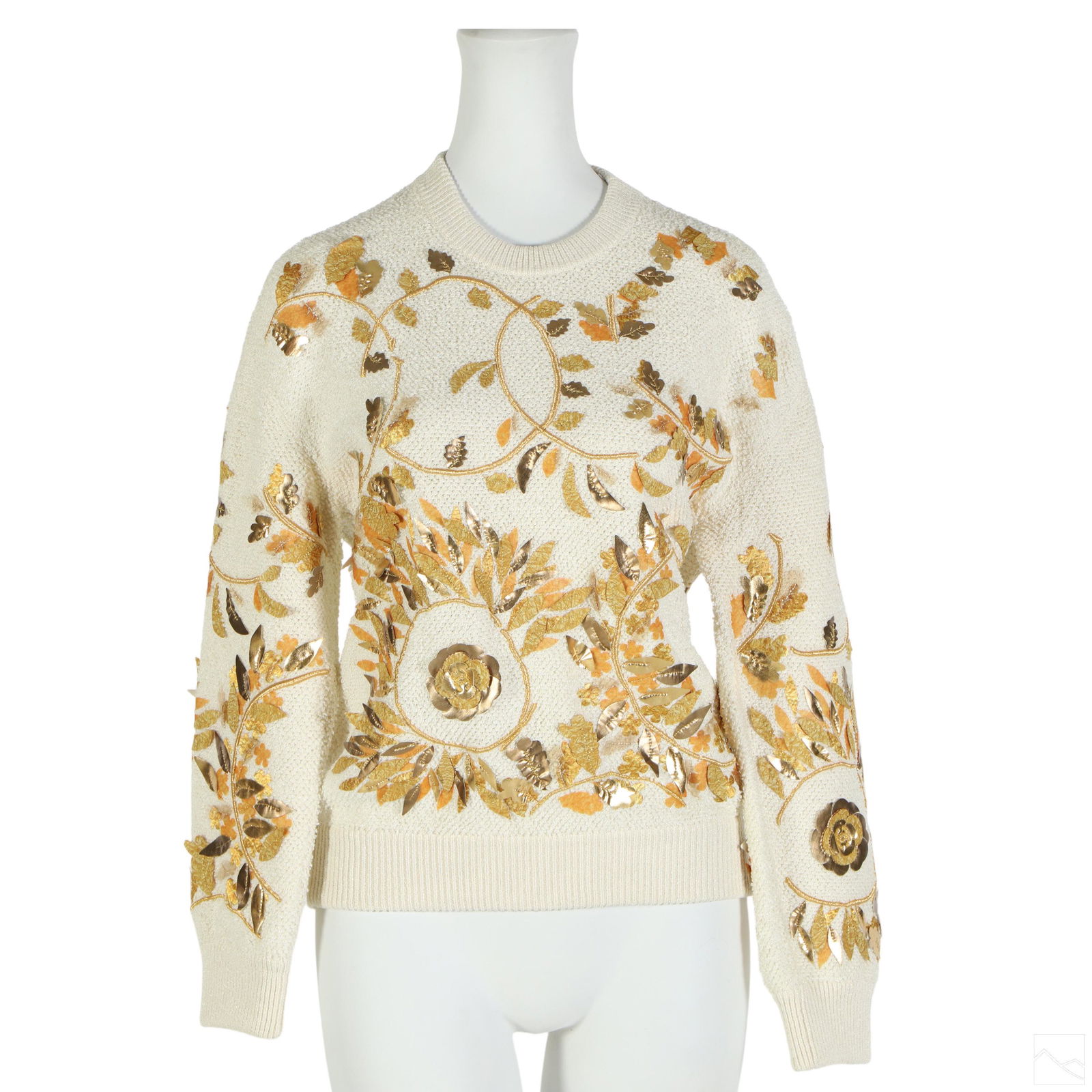 Yellow chanel shop jumper