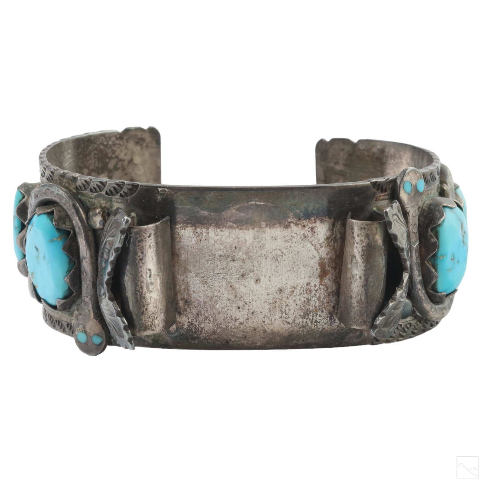 Effie C. Calavaza Zuni Pueblo Silver Cuff Bracelet (1 of 6)