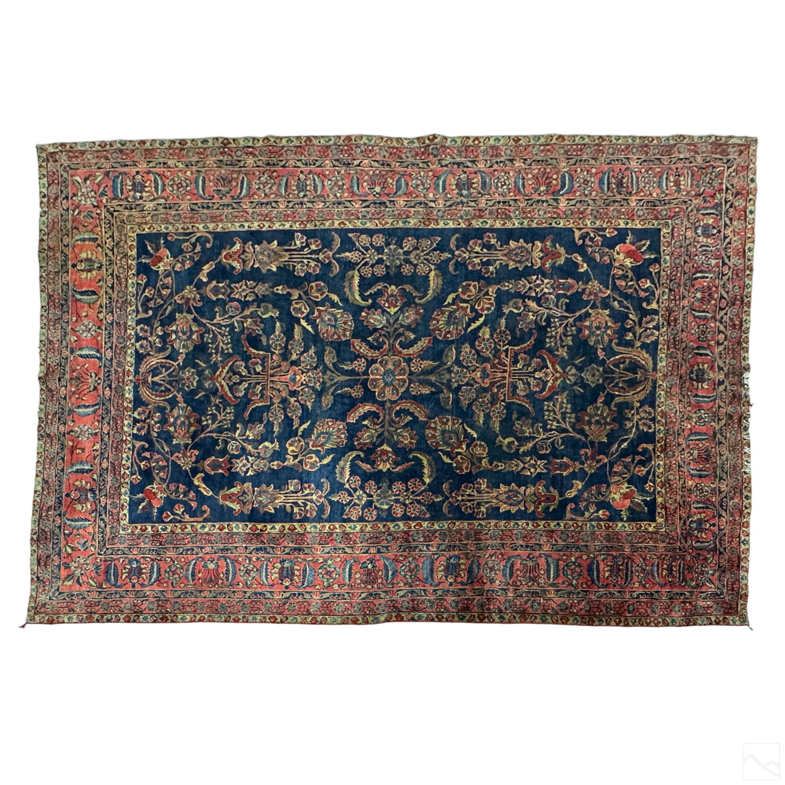Iranian Persian Hand Woven Area Rug Carpet 103x140 (1 of 5)