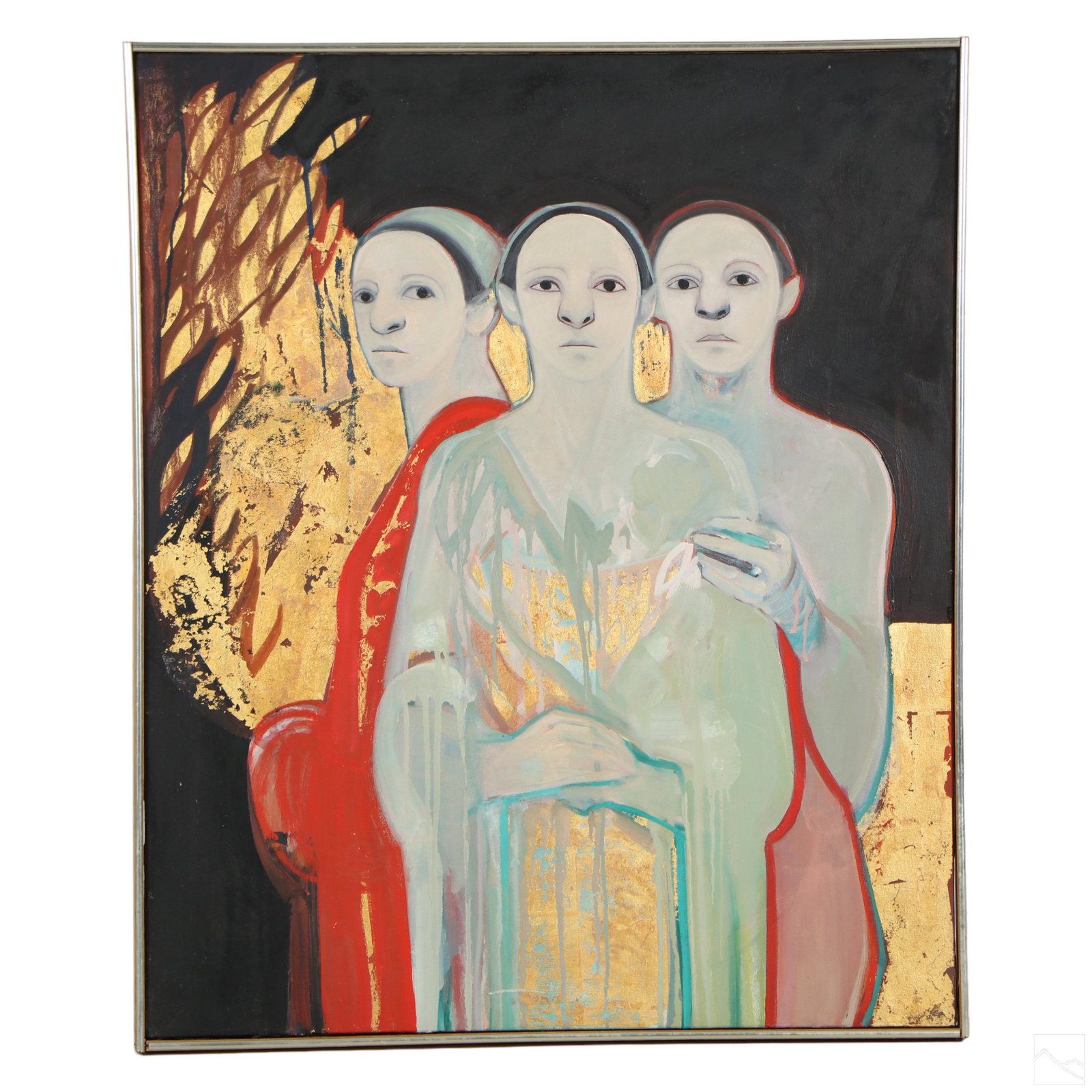 Selina Trieff 1934-2015 Figural Abstract Painting (1 of 5)