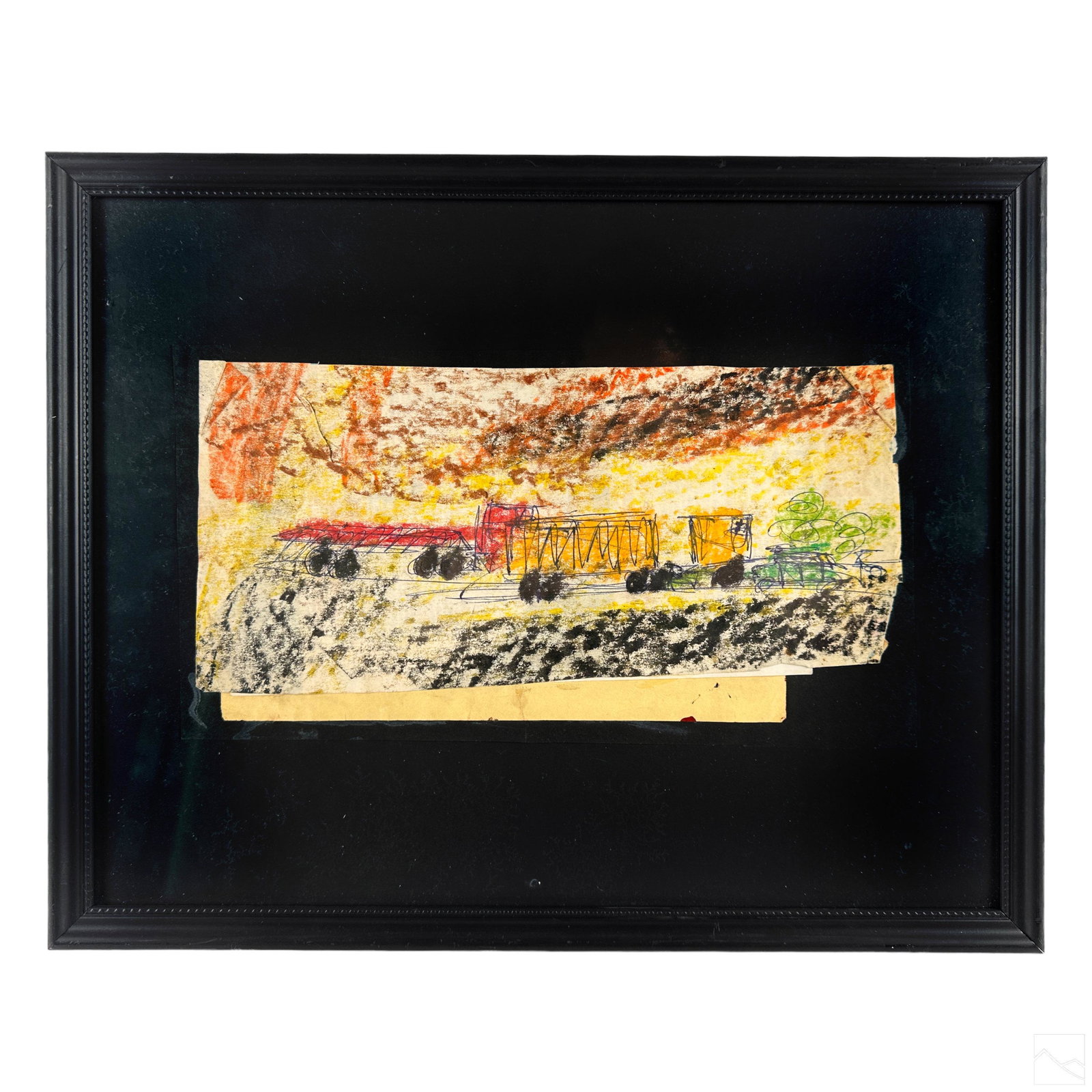 Purvis Young 1943-2010 Outsider Found Art Drawing (1 of 6)