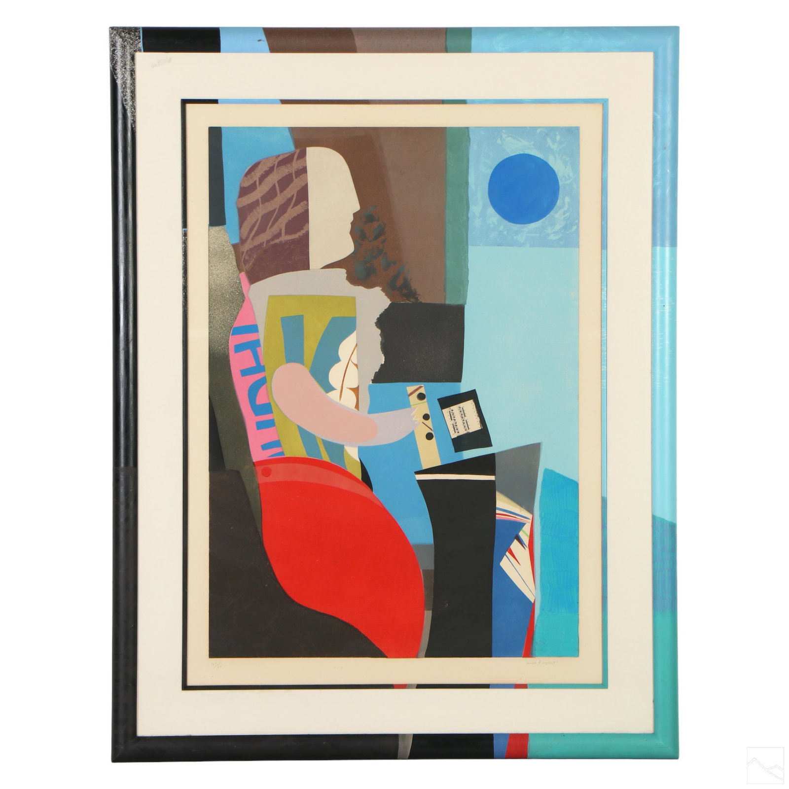 Max Papart 1911-1994 Modern Abstract Litho SIGNED (1 of 6)