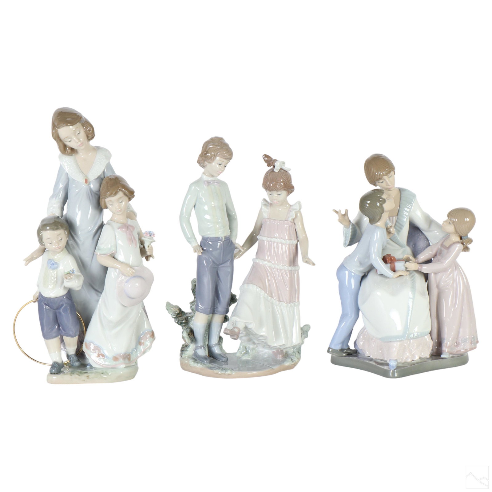 Lladro Spanish Porcelain Child Figurines 3pc. LOT (1 of 5)