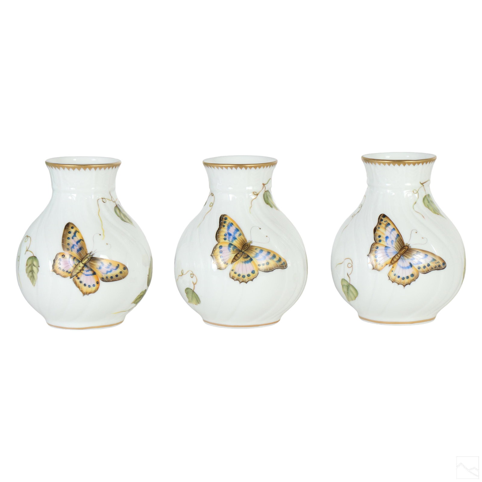 Anna Weatherley Porcelain Butterfly Bud Vases LOT (1 of 5)