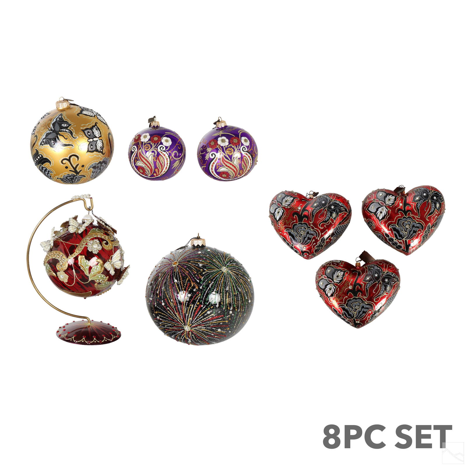 Jay Strongwater Designer Christmas Ornament 8p LOT (1 of 7)