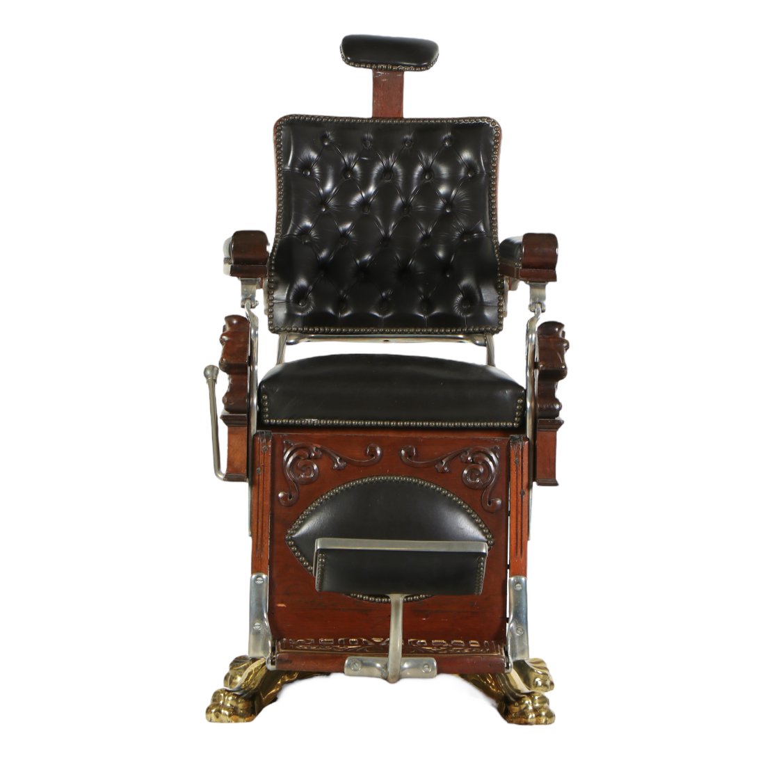 Theo. A Kochs Art Deco Hydraulic Barber Shop Chair (1 of 11)