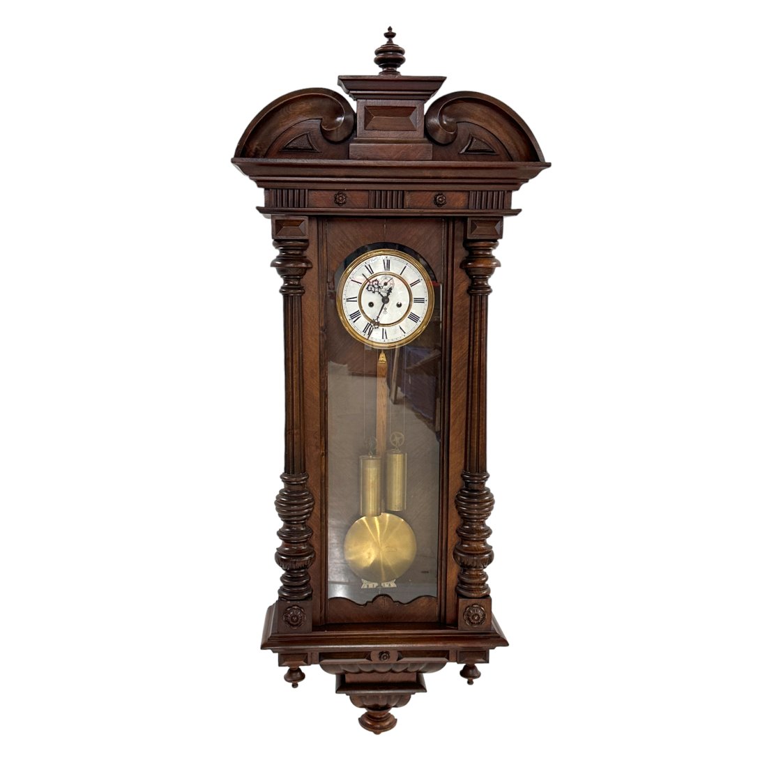 Gustav Becker 19C. German Antique Regulator Clock (1 of 9)