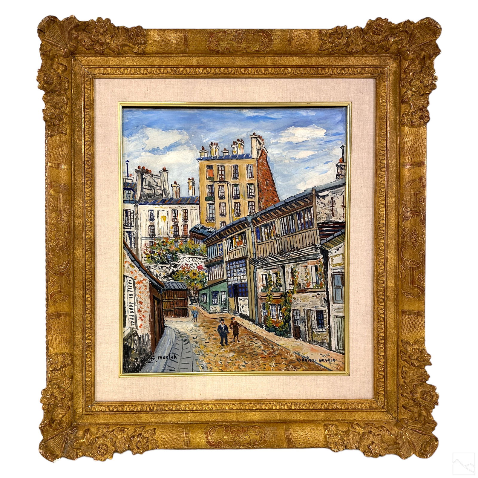 Elisee Maclet 1881-1962 Paris Cityscape Painting (1 of 8)