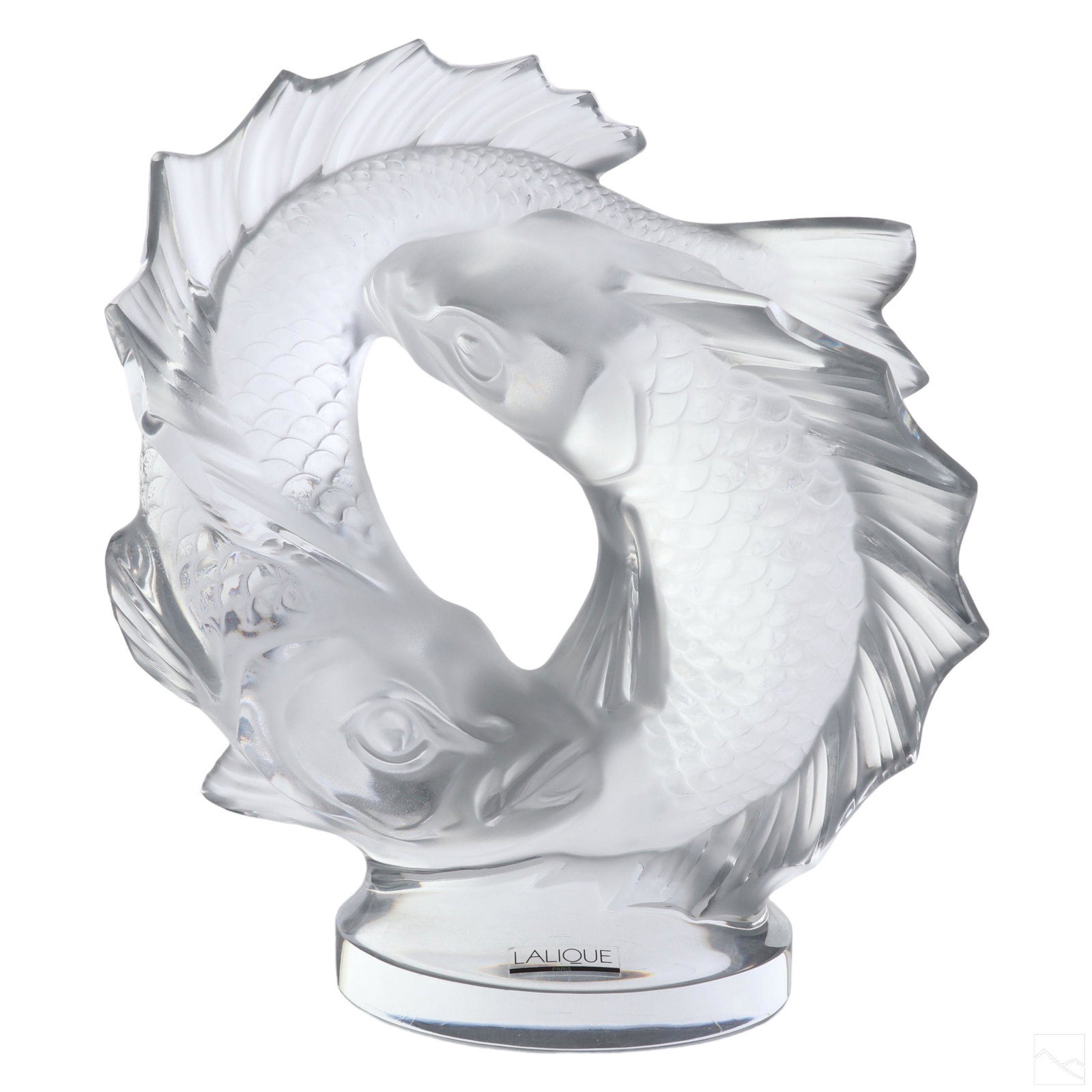 Lalique French Crystal Double Koi Fish Sculpture (1 of 8)