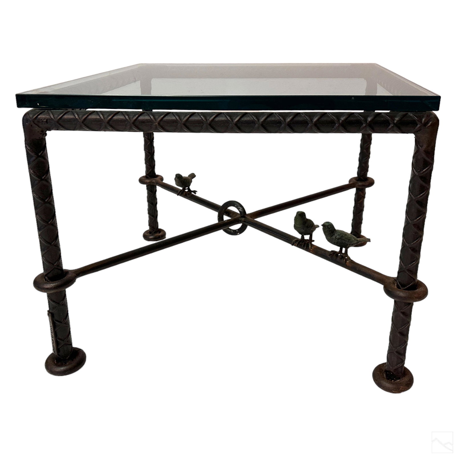 Ilana Goor Designer Modern Bronze Steel Bird Table (1 of 7)