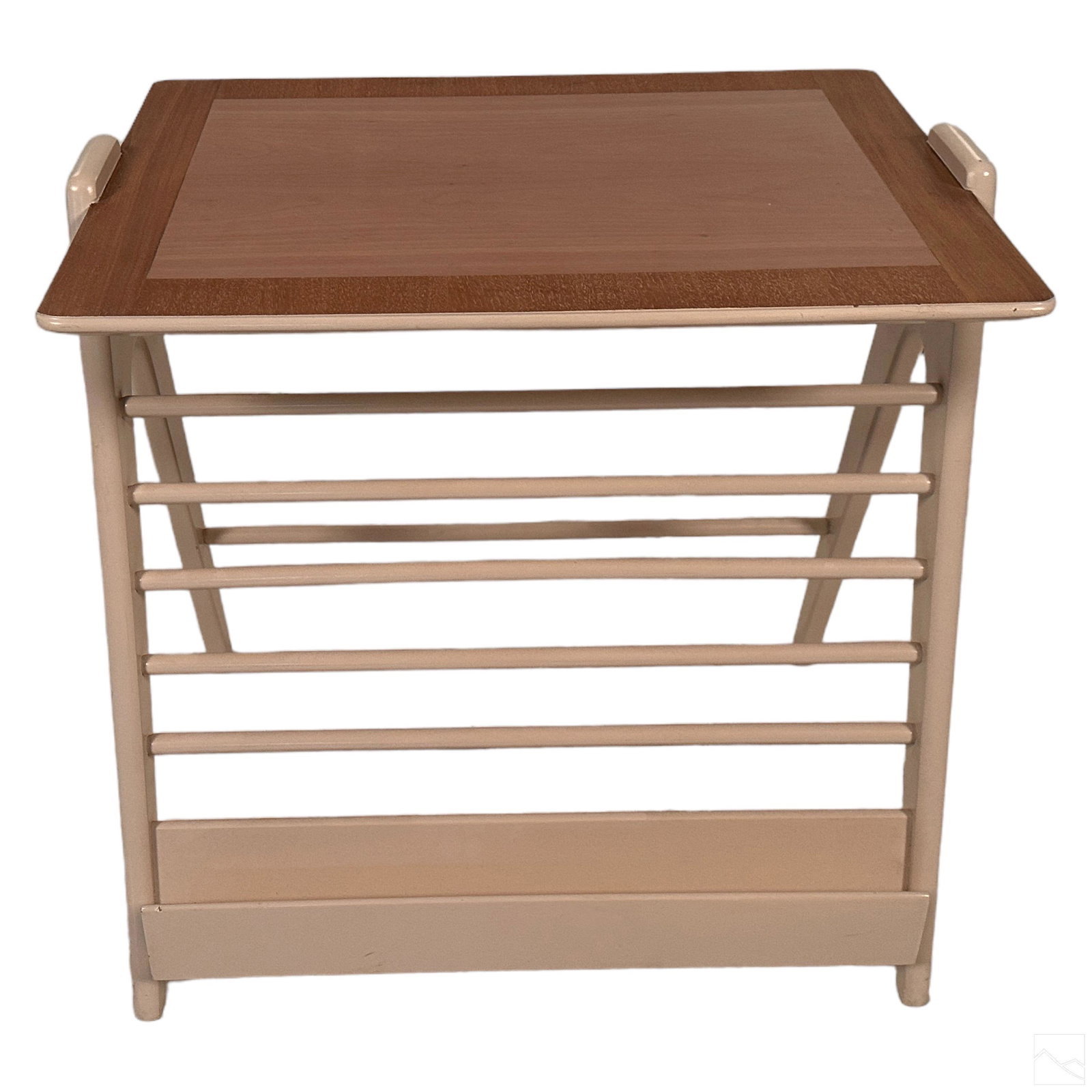 Mid Century Modern Beechwood Magazine Stand Table (1 of 5)