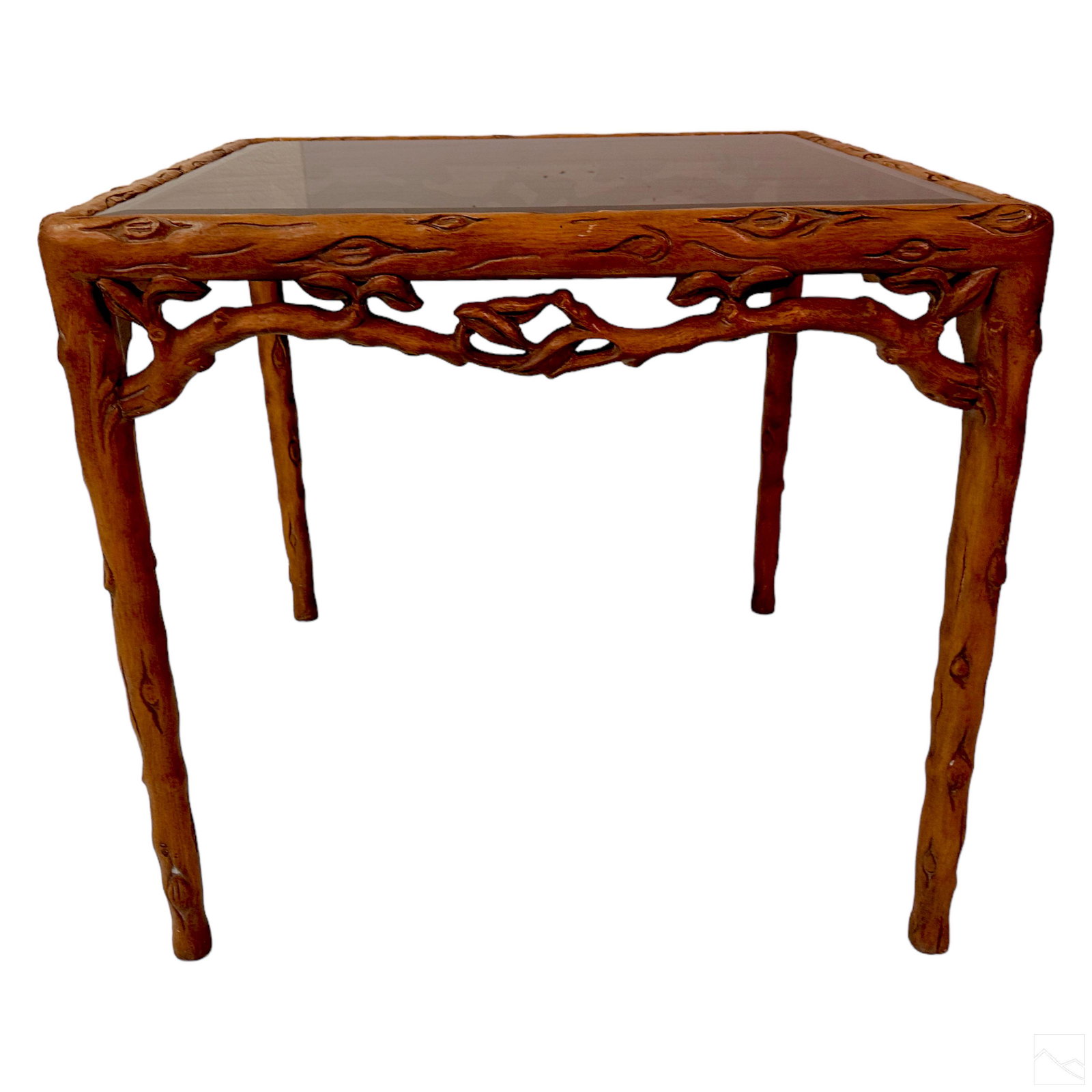Hurtado Spanish Modern Faux Bois Design Game Table (1 of 6)