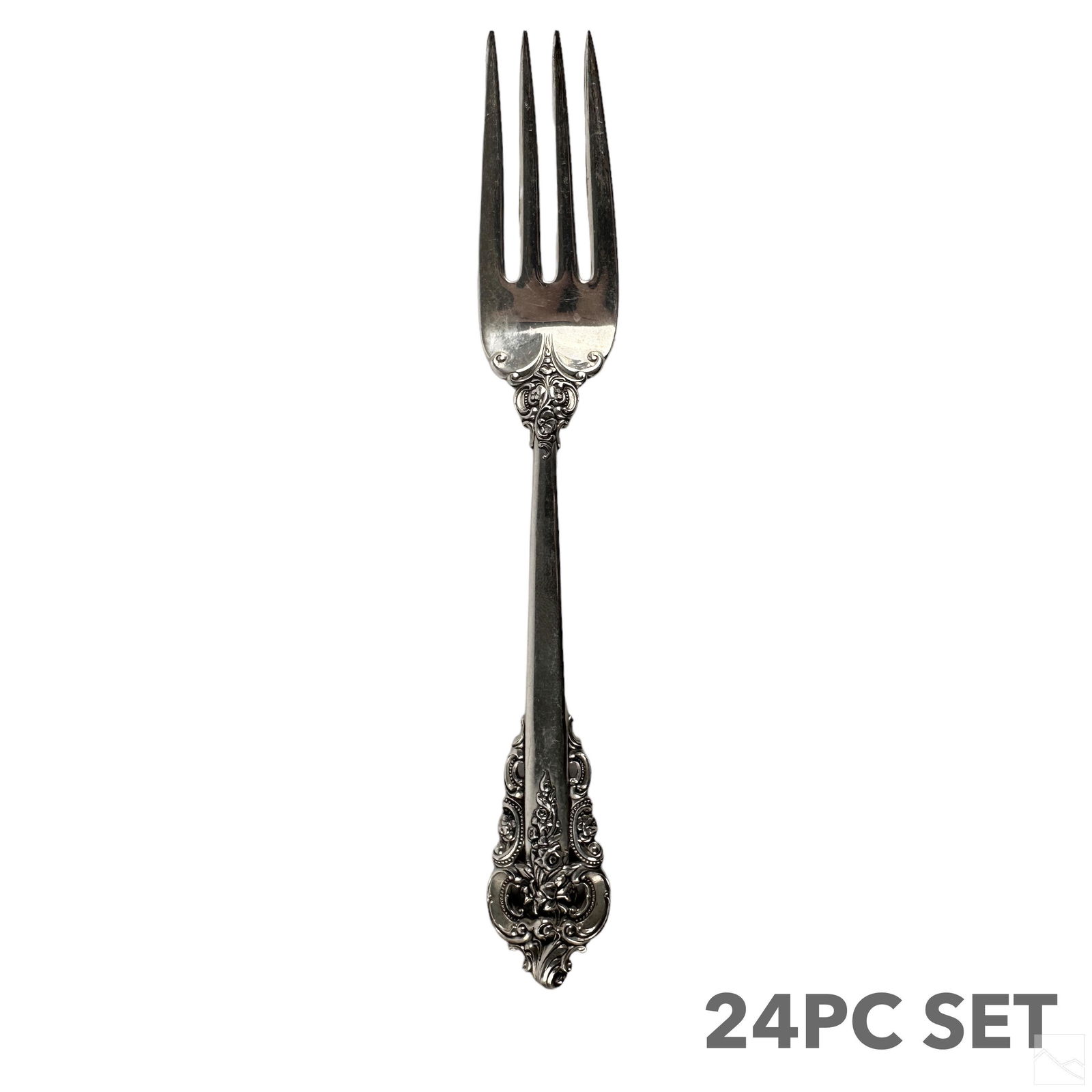 Wallace Grand Baroque Sterling Silver Forks 1050g. Auction