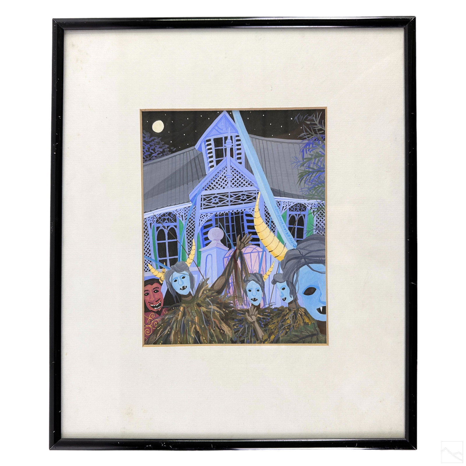 Brian Wong Won 1970-2017 Carnival Figural Painting (1 of 7)