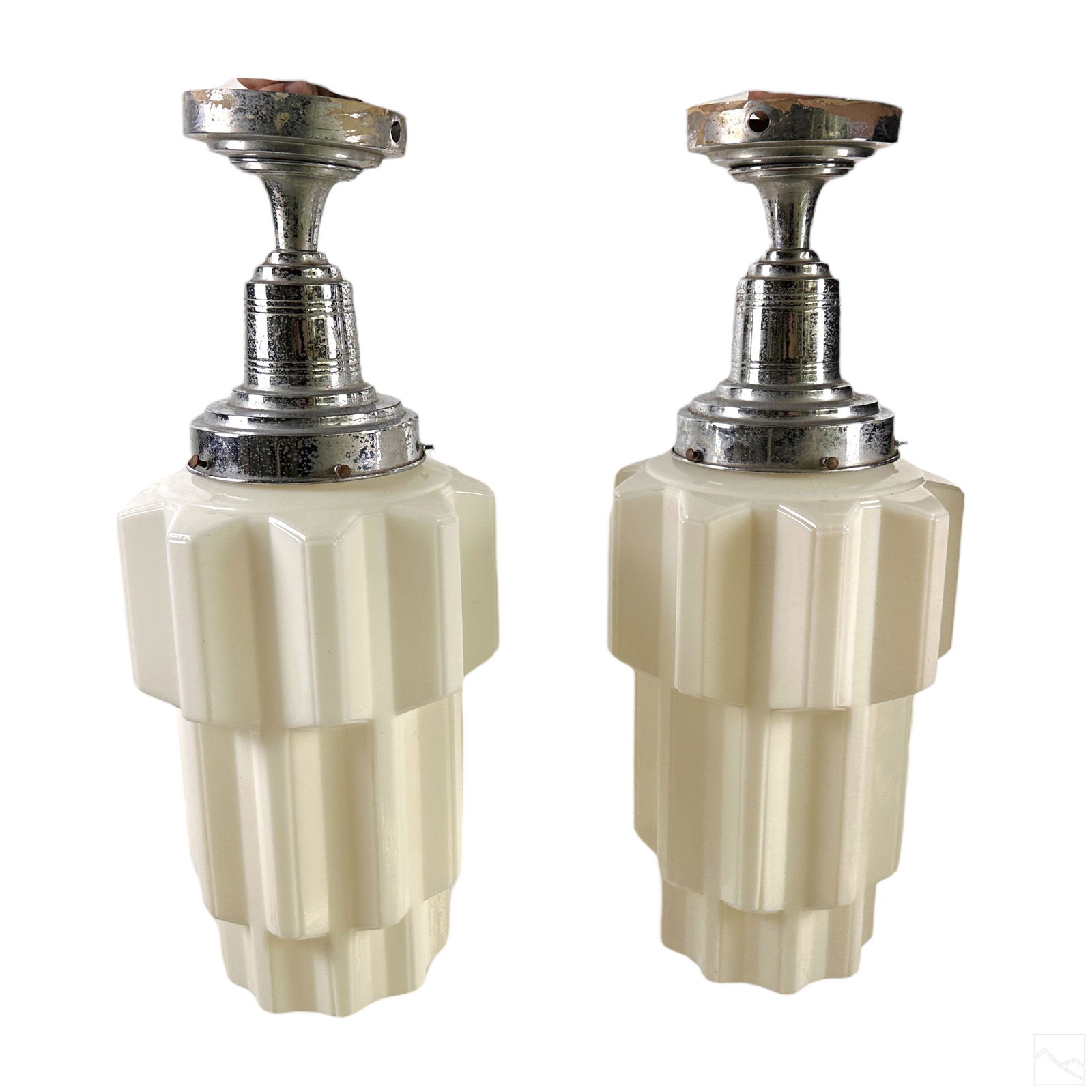 Art Deco Crystal Skyscraper Pendant Ceiling Lamps (1 of 5)