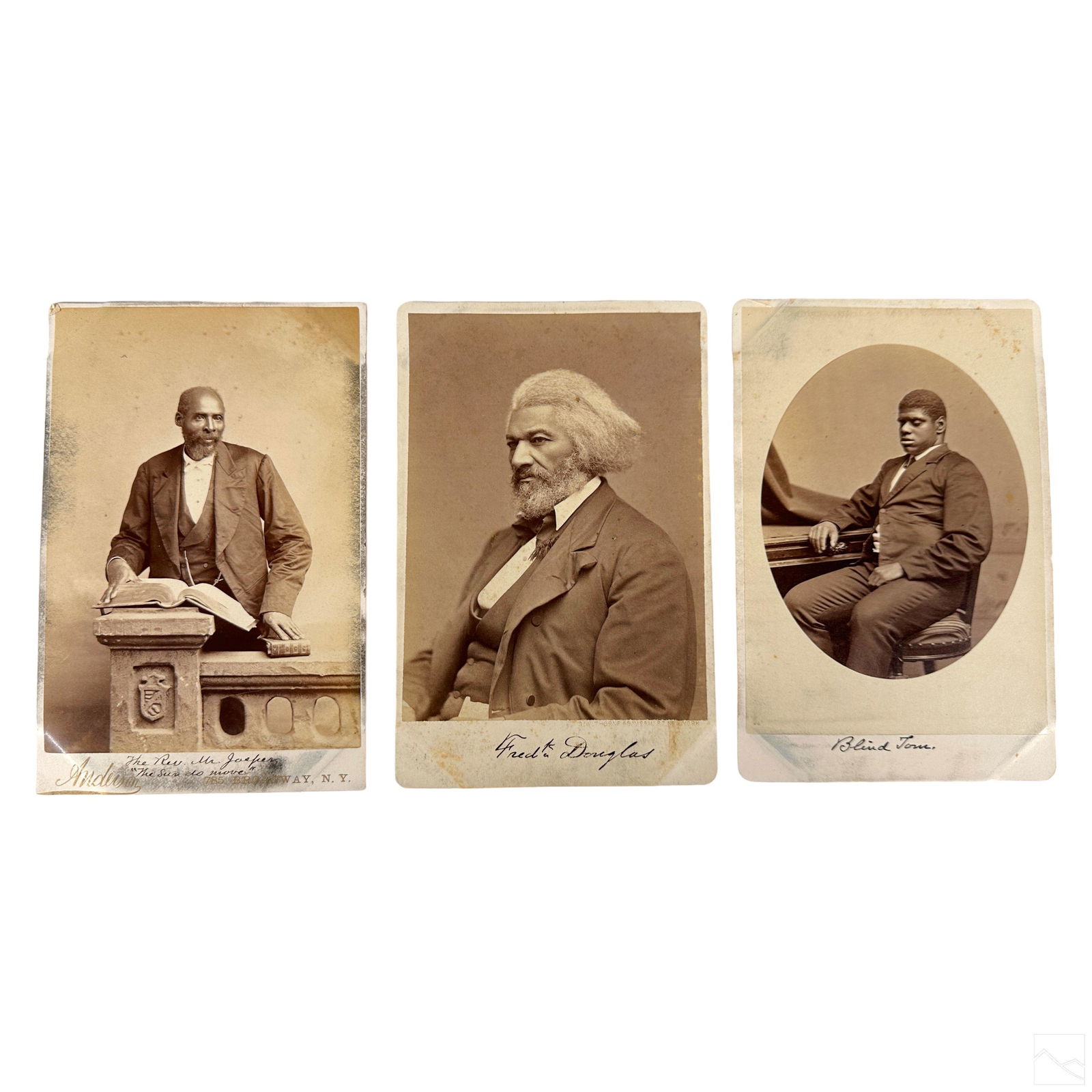 Historic Antique African American Card Lot Auction