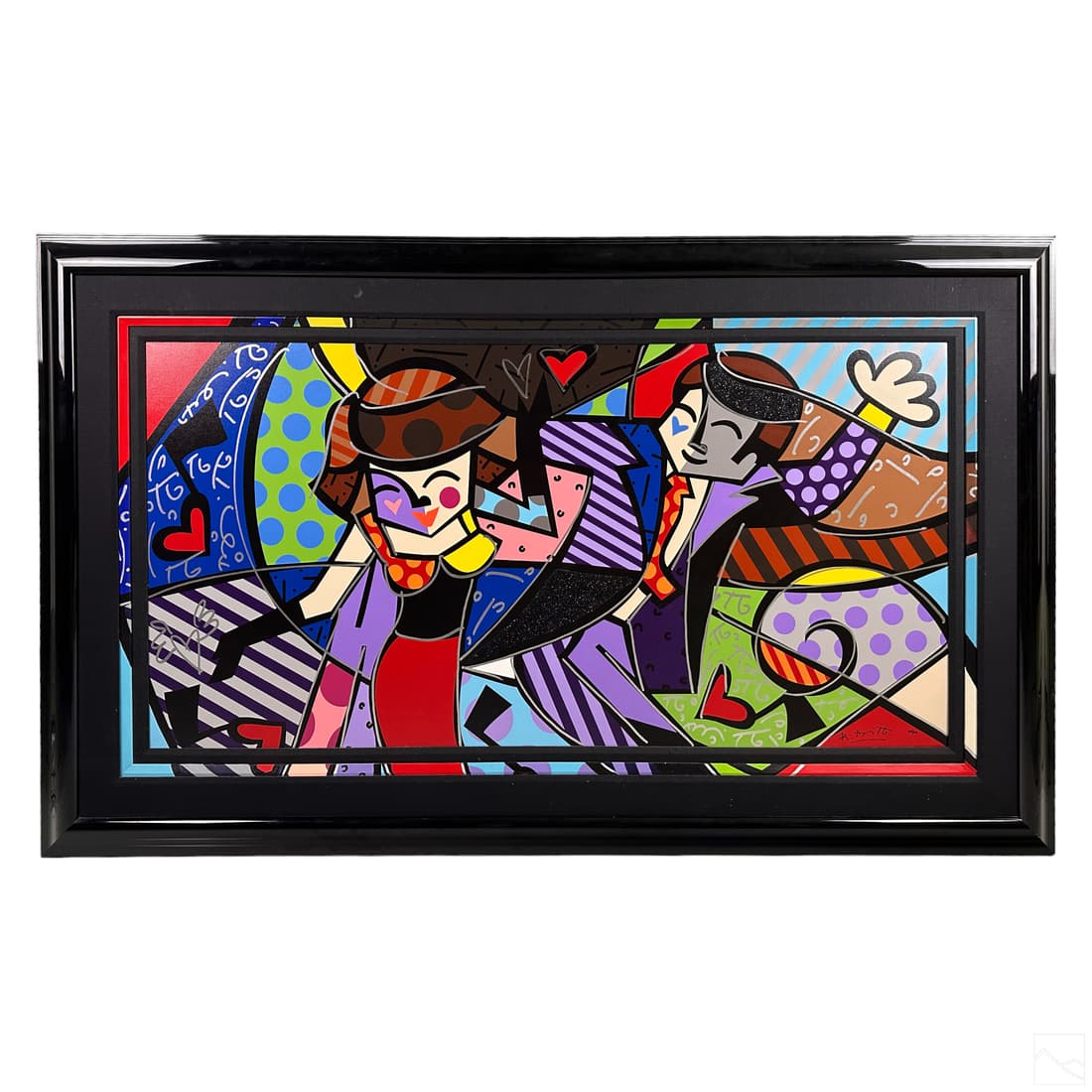 Romero Britto b.1963 Pop Art Cubist Giclee SIGNED (1 of 8)