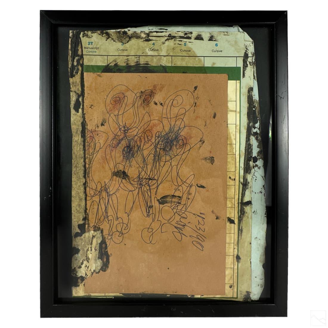 Purvis Young 1943-2010 Outsider Folk Art Drawing (1 of 5)