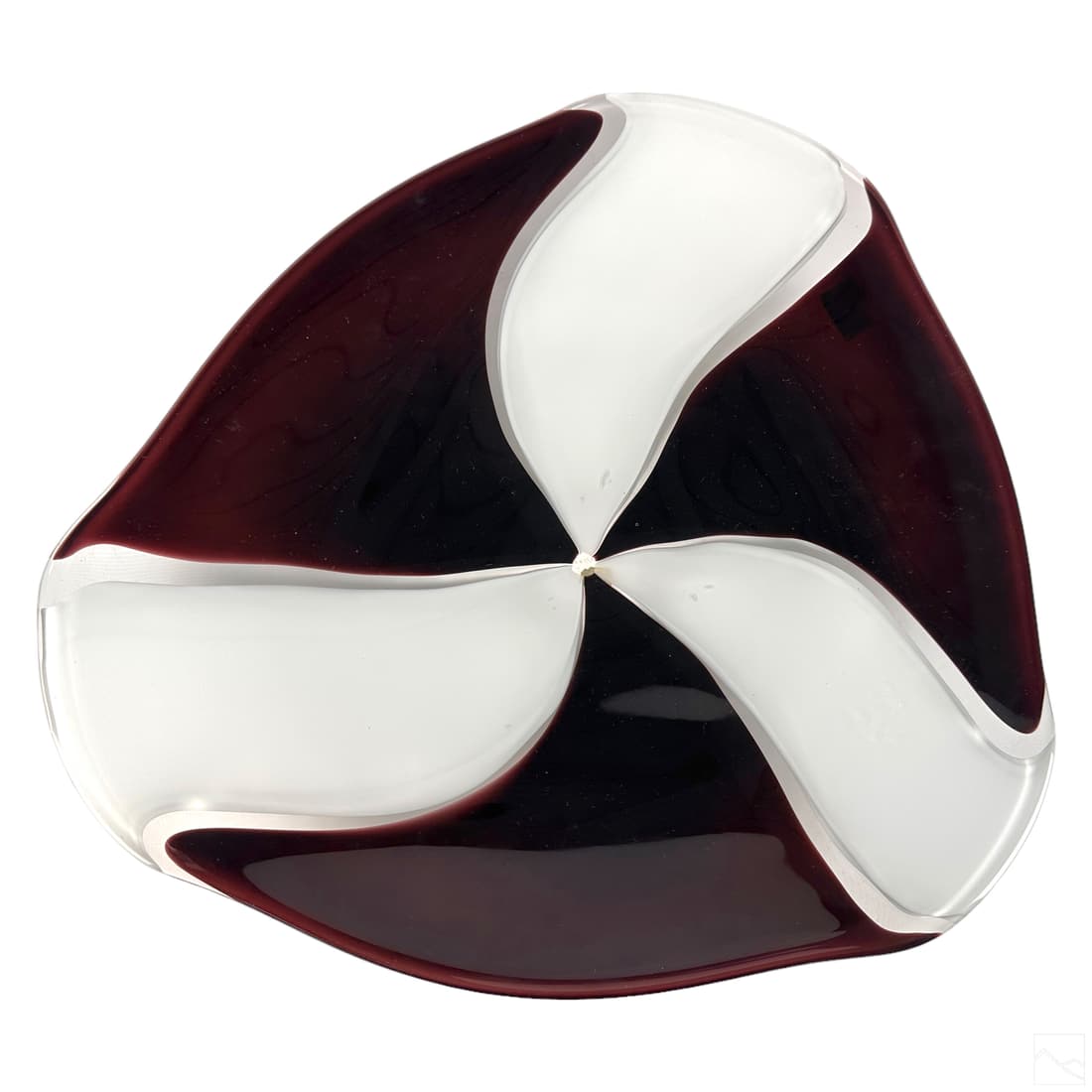 Murano Licio Zanetti Art Glass Centerpiece Platter (1 of 4)