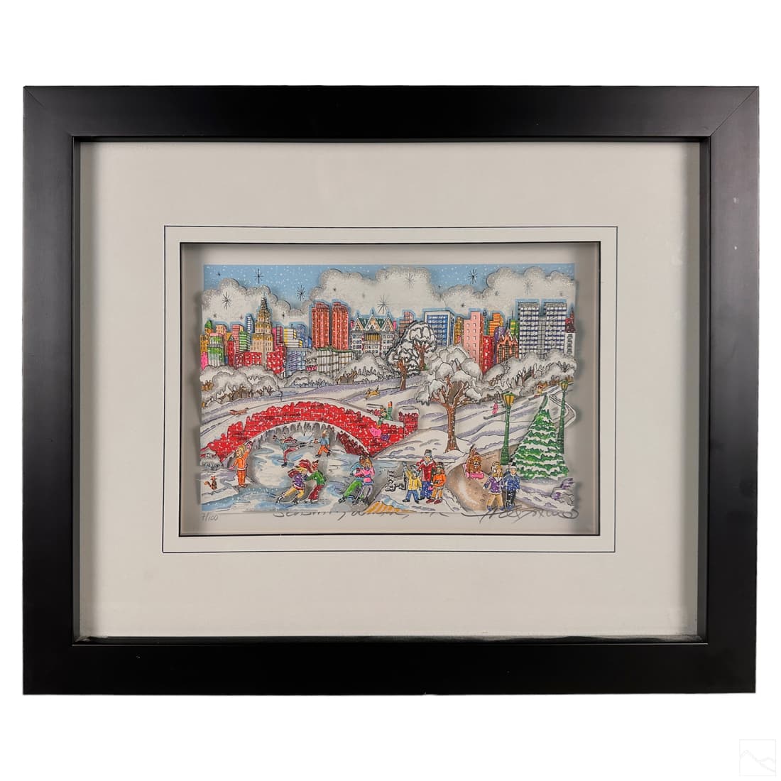 Charles Fazzino b.1955 Pop Art LE Serigraph SIGNED (1 of 7)