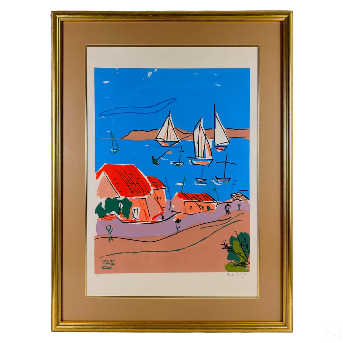 Carlos Paez Vilaro 1923-2014 Pop Art Litho SIGNED (1 of 7)