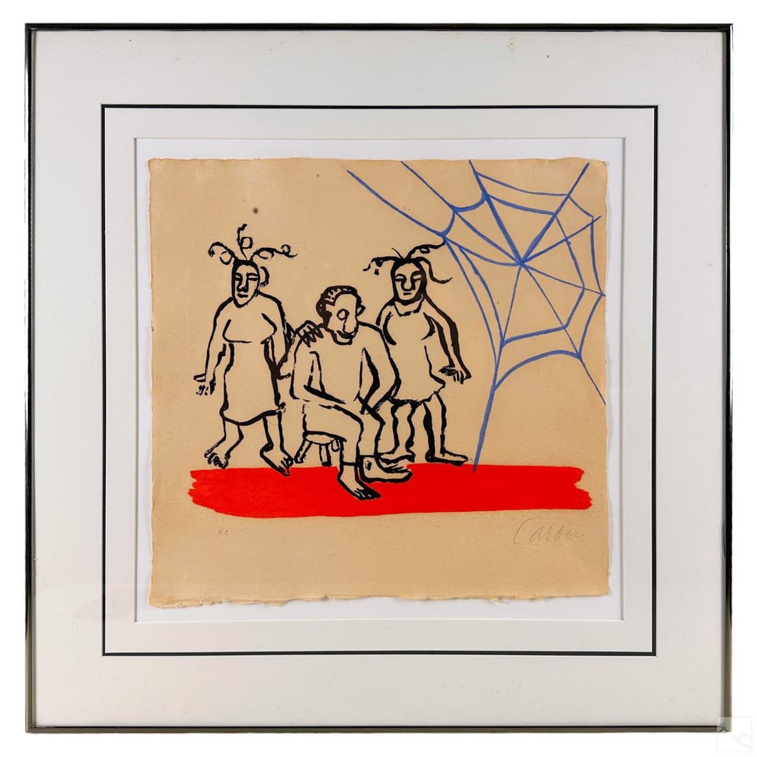 Mid Century Modern HC Art Colored Aquatint SIGNED (1 of 6)