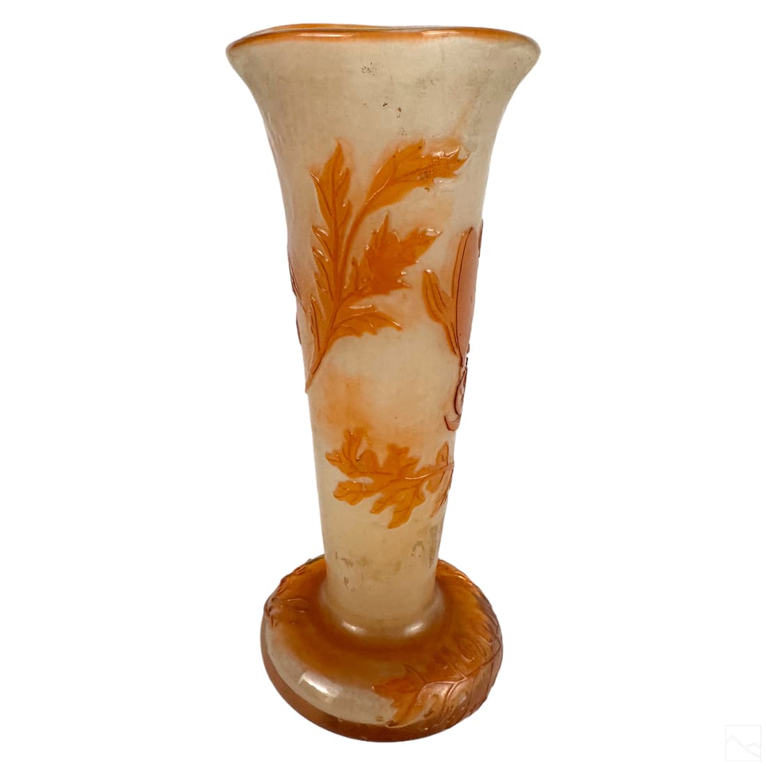 Galle Art Nouveau Cameo Glass Floral Cabinet Vase (1 of 5)