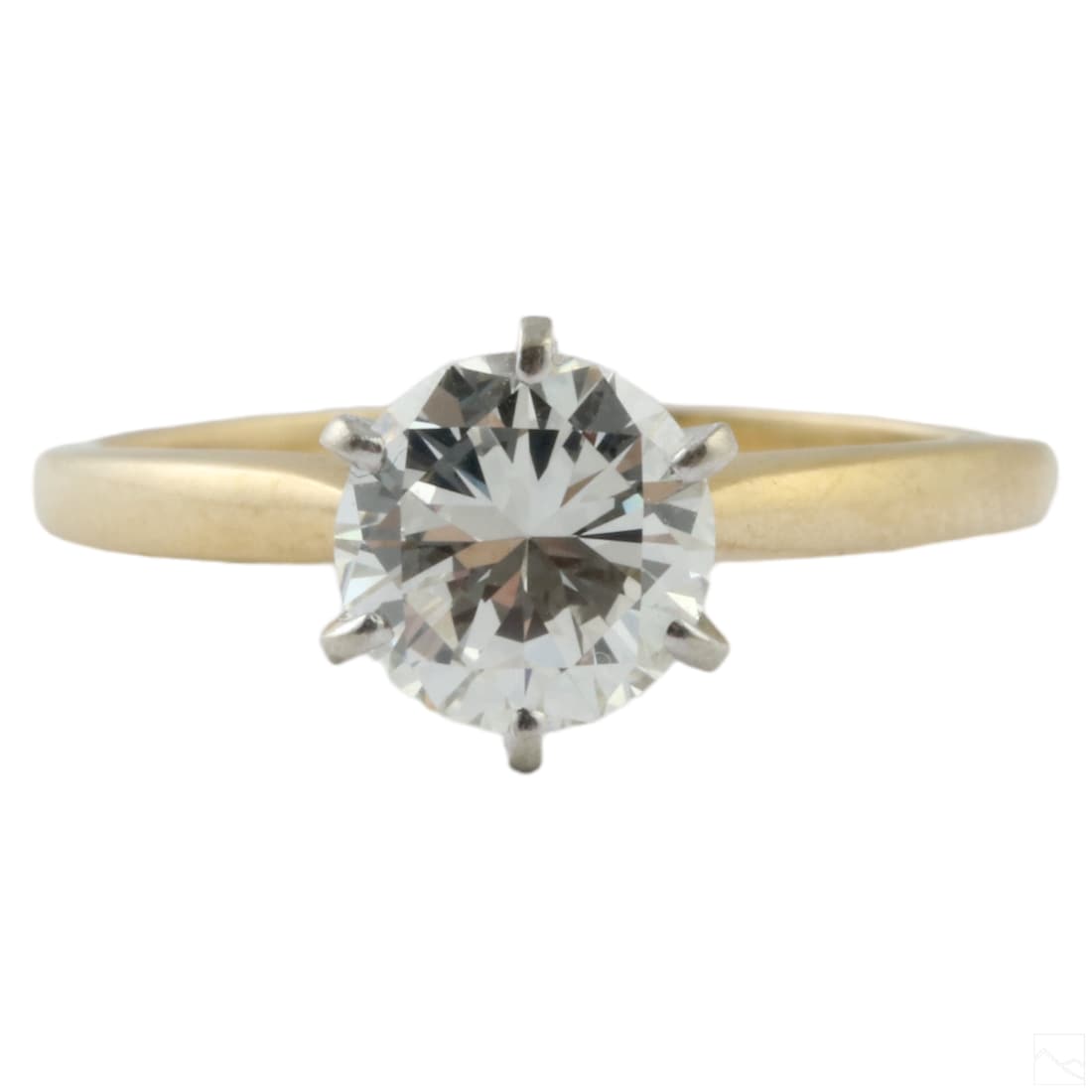 18K Gold 1.2CTTW RBC Diamond Engagement Ring Sz 6 (1 of 7)