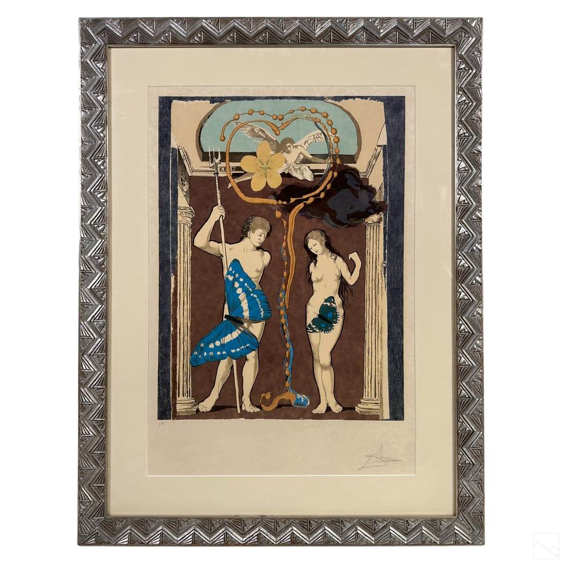 Salvador Dali Judgement LE Color Lithograph SIGNED (1 of 6)