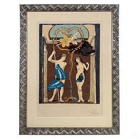 Salvador Dali Judgement LE Color Lithograph SIGNED (1 of 6)