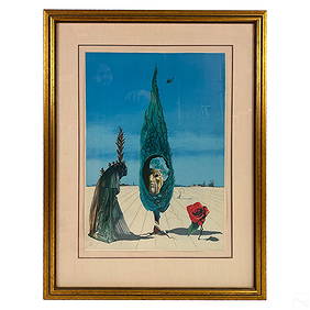 Salvador Dali Enigma of the Rose Lithograph SIGNED (1 of 7)