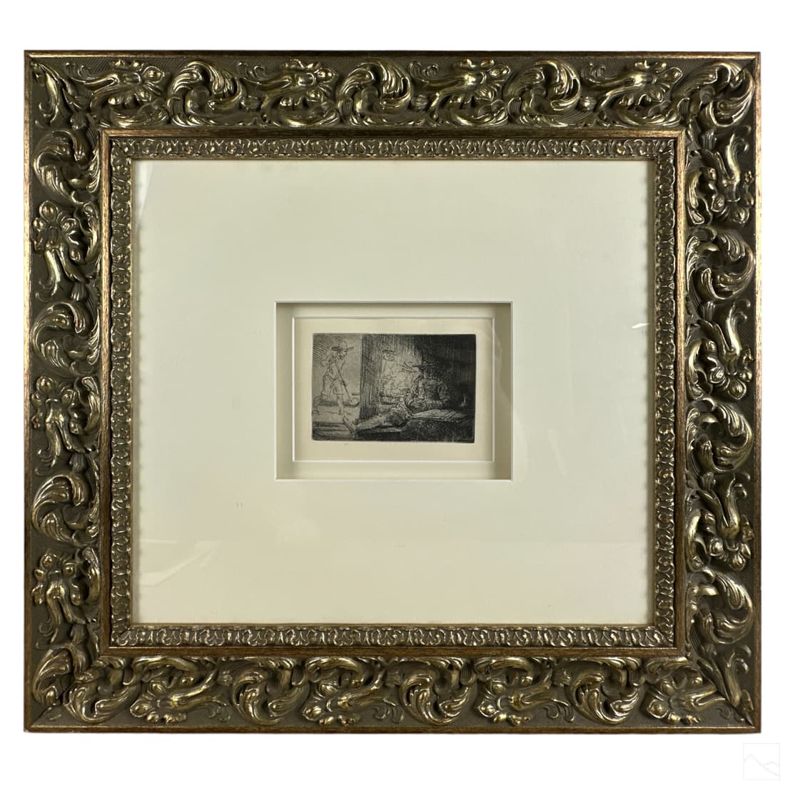 The Golf Player L/E Etching after Rembrandt COA (1 of 6)