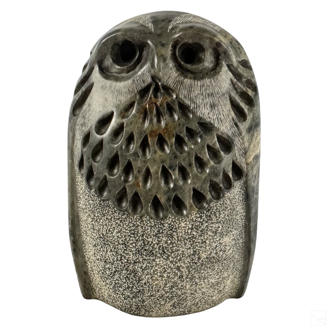 Glenn Heath 1938-2017 Stone Wildlife Owl Sculpture (1 of 6)