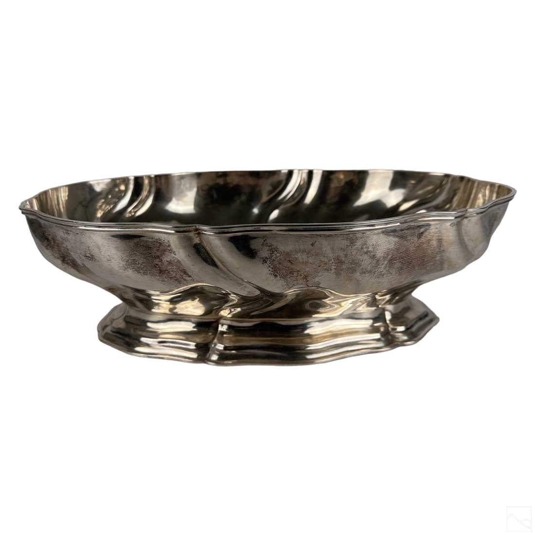 European 800 Silver Modern Centerpiece Bowl 1380g. (1 of 7)