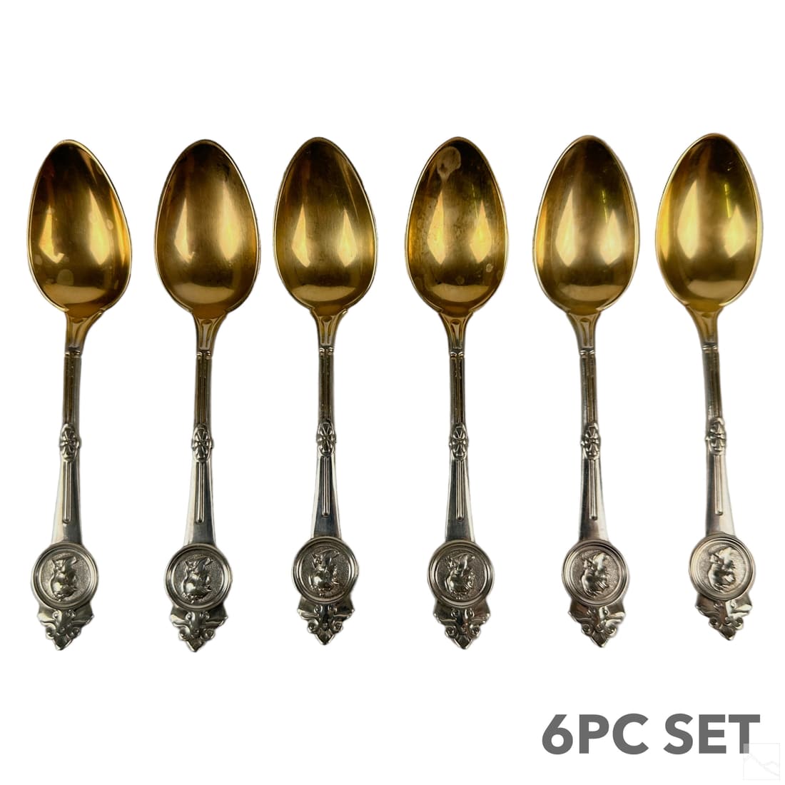 Tiffany & Co by Gorham Silver Demitasse Spoons SET (1 of 5)