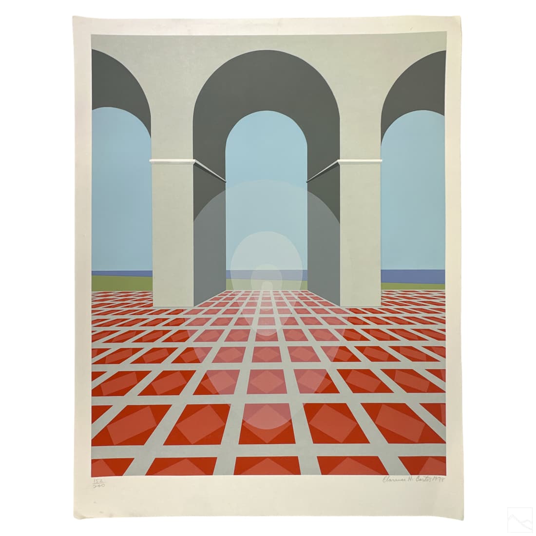 Clarence H Carter 1904-2000 Color Serigraph SIGNED (1 of 7)