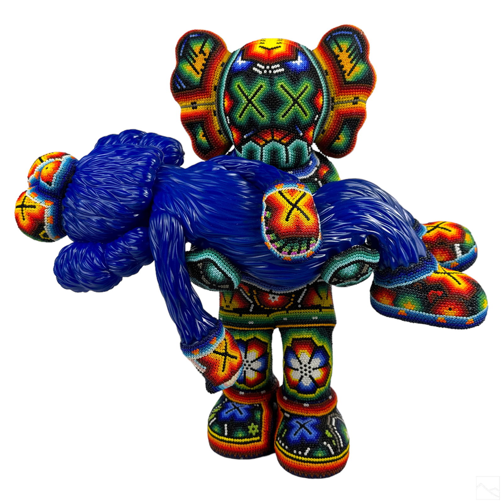 Rick Wolfryd CHROMA b1953 Bead Art Over After Kaws (1 of 8)