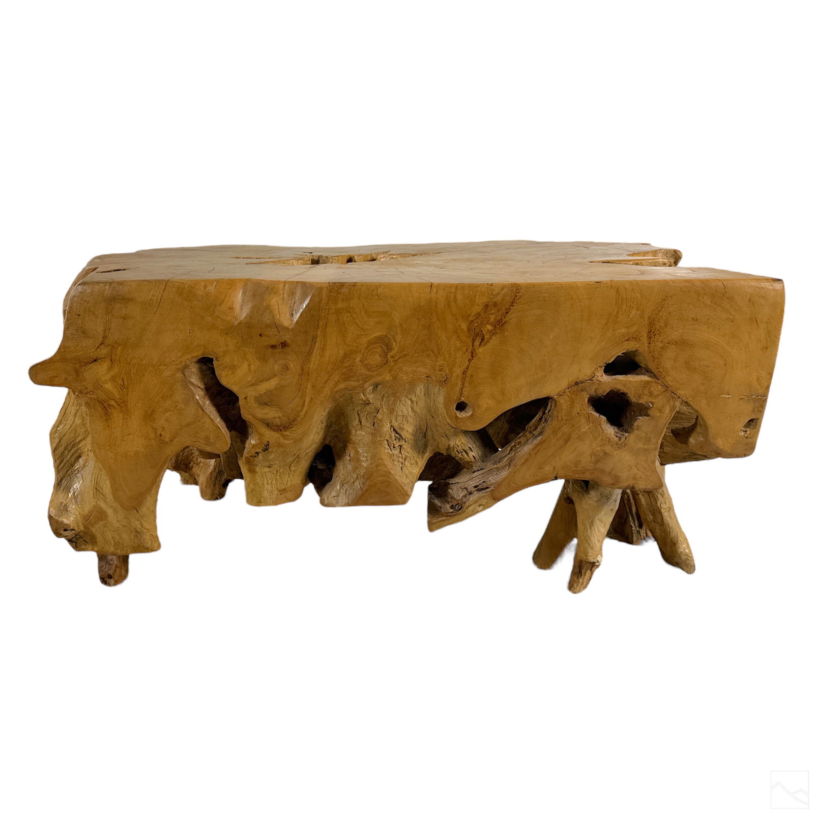 Natural History Organic Live Edge Wood Side Table (1 of 6)