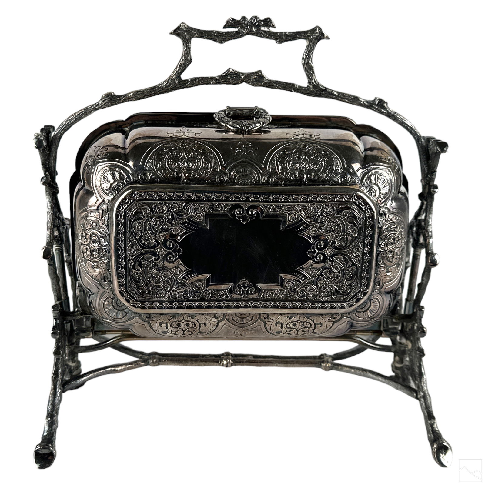 Fenton Brothers English Antique Silverplate Server (1 of 7)