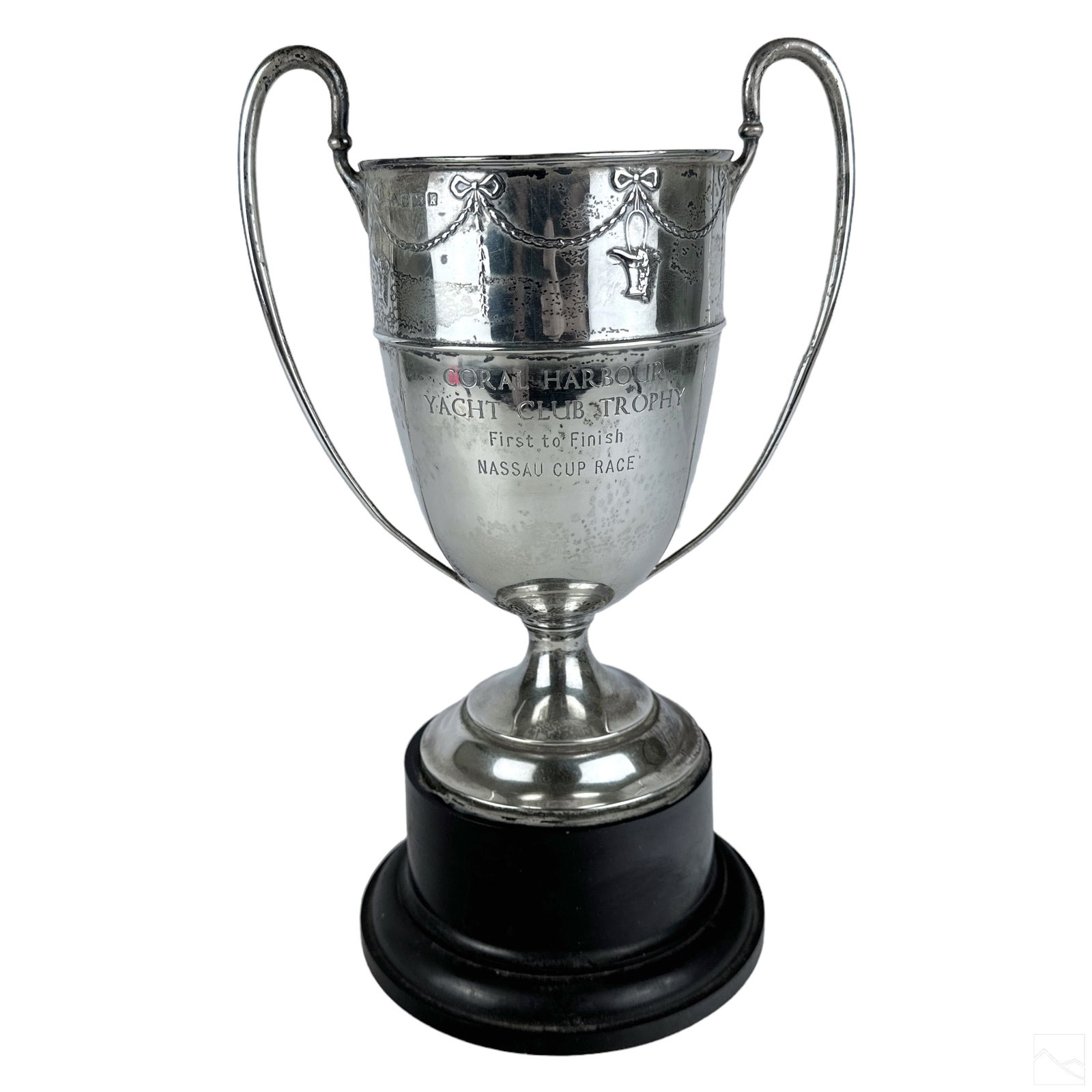 Nassau Yacht Race Sterling Dual Handled Trophy Cup (1 of 6)